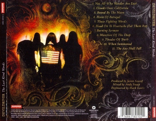 Devil Driver The Last Kind Words Cd Nuevo