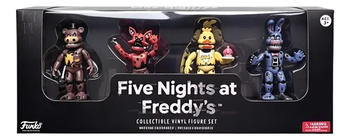 Pacote 4 Figuras Funko Five Nights At Freddy's De Vinilo