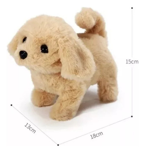 A Simulación De Juguete Golden Retriever Realista Eléctrico