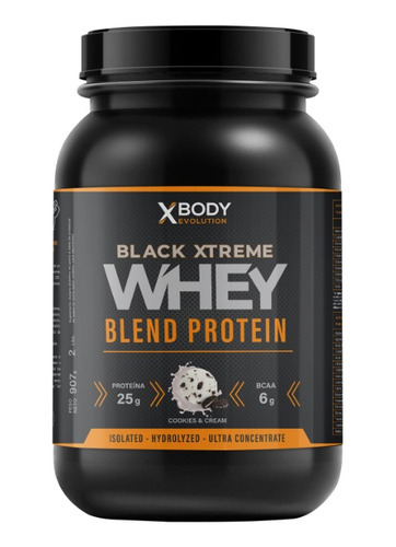 Whey Blend Protein Black Extreme 2lbs Xbody Evolution
