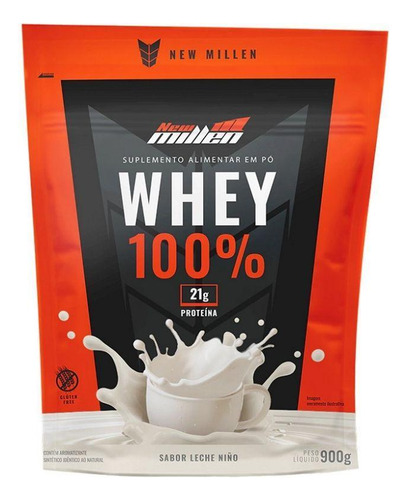 Whey 100% Refil (900g) - Sabor: Leche Nio