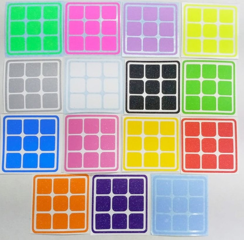 Cubo Rubik Stickers 2x2 3x3 Y 4x4 Granito Vip