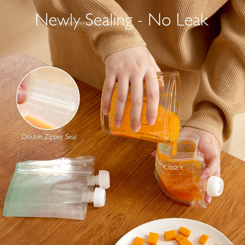 Momcozy Squeeze Station+ Bolsas De Comida Reutilizables De 5
