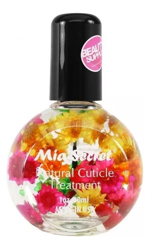 Aceite De Cuticula Mia Secret 30ml - Tratamiento Natural