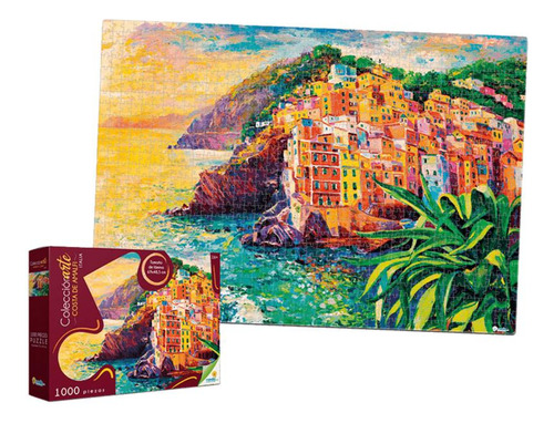 Puzzle En Caja Ronda Colecciónarte Amalfi Italia 1000 Piezas