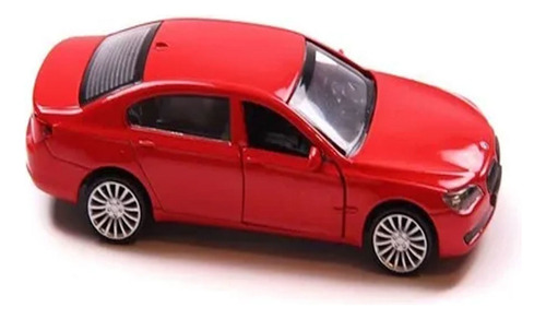 Auto Msz Bmw 760 Li 1:43 Pullback Rojo