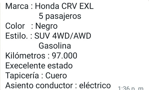 Honda Crv 2017 2017 Exl Suv 4wd/awd
