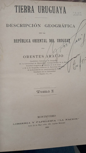 Tierra Uruguaya   - Orestes Araujo
