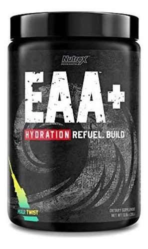 Aminoácidos Esenciales Nutrex Warrior Eaa+ 30 Servicios Sabor Maui Twist