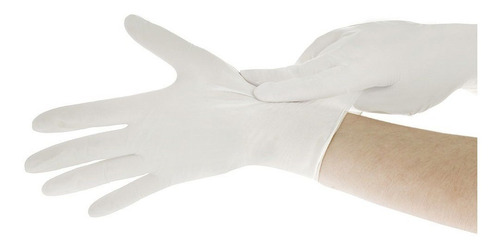 Kit Luva Cirúrgica Estéril N 8 10 Pares Cor Branco