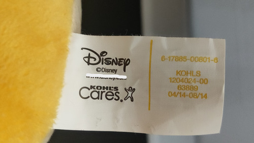 Peluche Disney The Lion King Simba Plush Toy By Kohls 2014 (Usado)