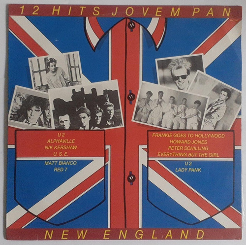 Lp 12 Hits Jovem Pan - New England- 1985 Wea - Coletânea Int
