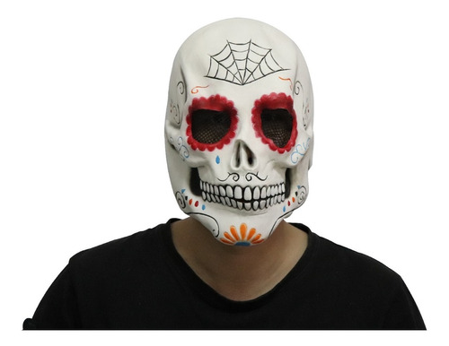 Party Store - Mascara Calavera De Azucar Halloween Cotillon