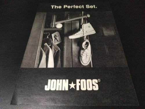 (pb998) Publicidad Clipping Zapatillas John Foos Promo 24
