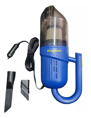 Aspiradora Mano Auto 12v Goodyear 60w Luz Lavable Portatil