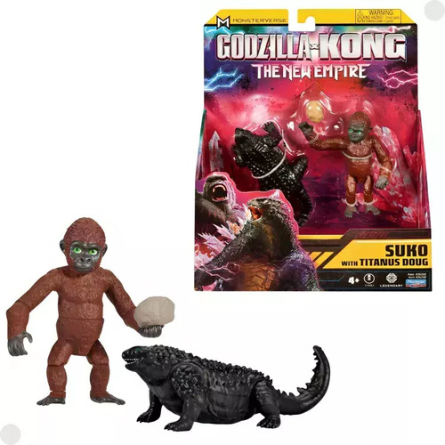 Boneco Suko Com Titanus Doug - Godzilla Vs Kong