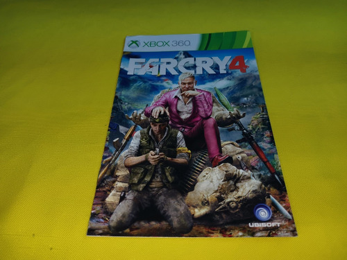 Manual Original Far Cry 4 Xbox 360