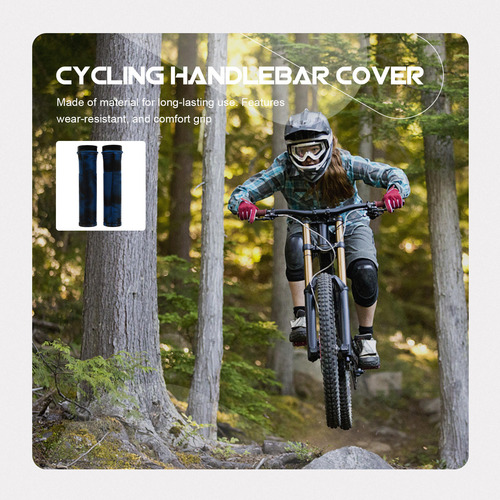 1 Par De Fundas Protectoras Portátiles Para Mangos De Bicicl