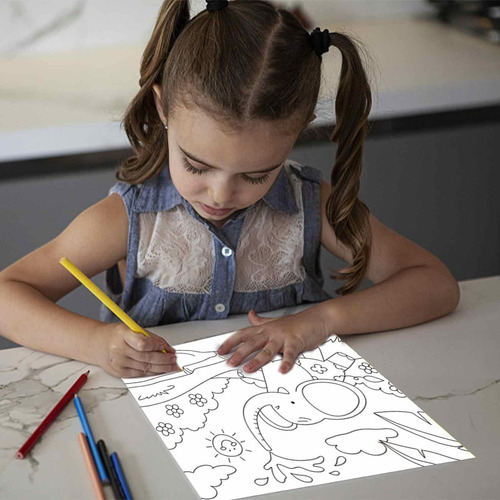 Cx Rollos De Papel For Colorear Rollo De Dibujo Infantil