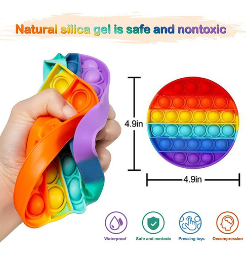Pop Fidget-12pcs-simulación De Piña Pellizco De Juguete