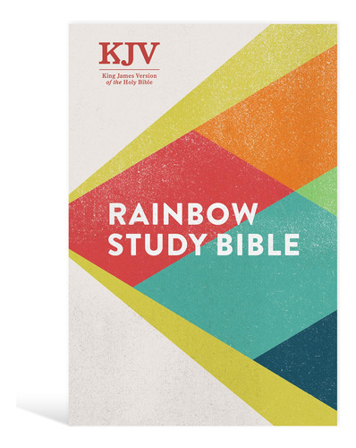 Biblia De Estudio Kjv Rainbow, Tapa Dura, Letra Negra, Texto