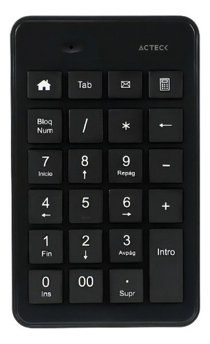 Teclado Numerico Multiplataforma Inspire Pad Tn450 / Bt 5.0 Color Del Teclado Negro