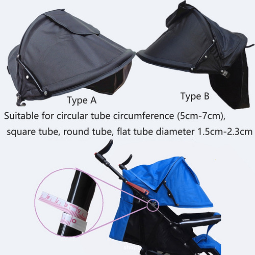 (r1) Capa De Proteção Solar Universal Baby Stroller Rain Cov