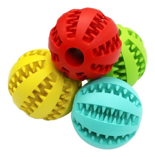 Juguete Kong Para Perro O Gato Pelota Stuff-a-ball Premios Color Rojo