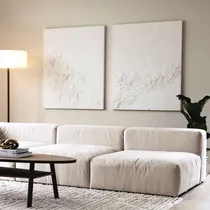 Comprar Cuadro Diptico Textura Modernos Abstractos Pintados A Mano
