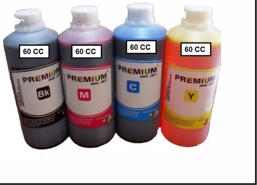 Tinta Hp  Vivera Frasco De 60 Cc 2 Frascos Rojos Y Azules