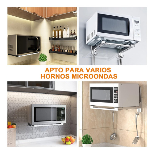 Soporte De Gabinete Reforzado Con Base Para Horno Microondas