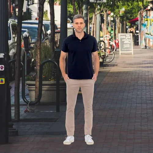 Calça sport chic masculina 2025