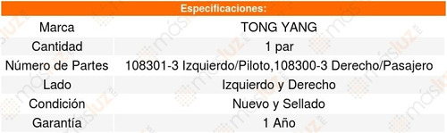 Set 2 Tolvas/loderas Salpicaderas Chevrolet Spark 11_15