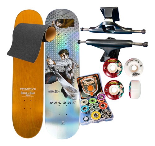 Patineta Skate Profesional Completa. Primitive 8.125in