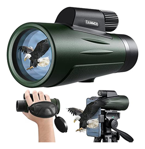 Telescopio Monocular, Ocular Grande Cammoo De 24 Mm, Monocul