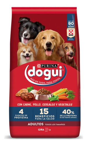 Dogui Perro Adulto X 21 Kg - Happy Tails