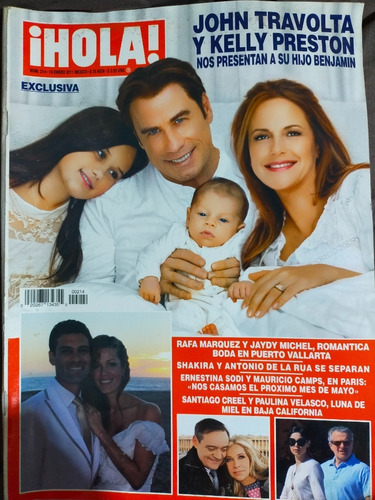 John Travolta, Shakira, Rafael Marquez En Revista Hola