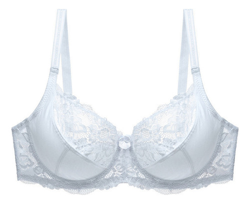 Brasier Copa Completa Con Aros Talla Grande Encaje Delimira