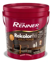 Comprar Pintura Rekolor Pro Fosco Renner Int\u002Fext Gtia 5 Años 18 Lt