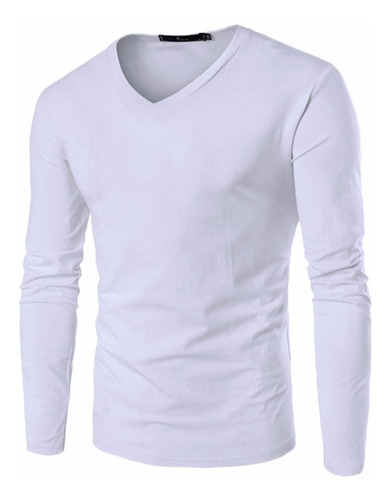 Remeras Entalladas Manga Larga  Slim Fit De Hombre!!