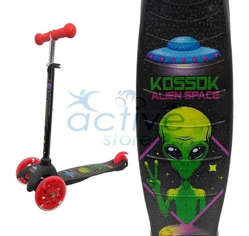 Monopatin Kossok Fun 3 Ruedas Silicona C/ Luz Diseños Infant