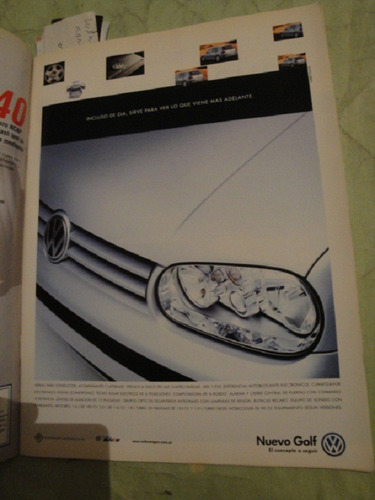 Publicidad Volkswagen Golf Año 1999