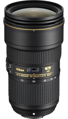 Nikon Af-s Nikkor 24-70mm F/2.8e Ed Vr Lente