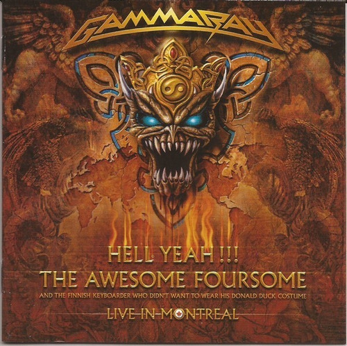 Gamma Ray Hell Yeah The Awesome Foursome Cd Nuevo &-.