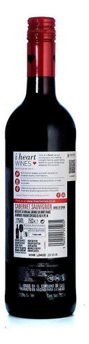 Vino Tinto Español I Heart Cabernet Sauvignon de 750ml