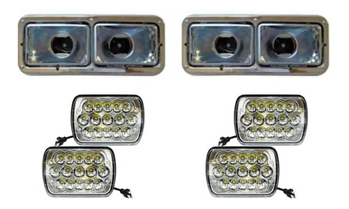 Kit Porta Faros Kenworth Led T800/t600/w900