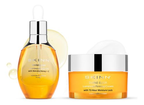 Skinn Set Luminoso De Aceite Facial Y Crema Reafirmante Faci