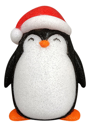 Faros Delanteros Navideños Con Forma De Pingüino En El Capó,