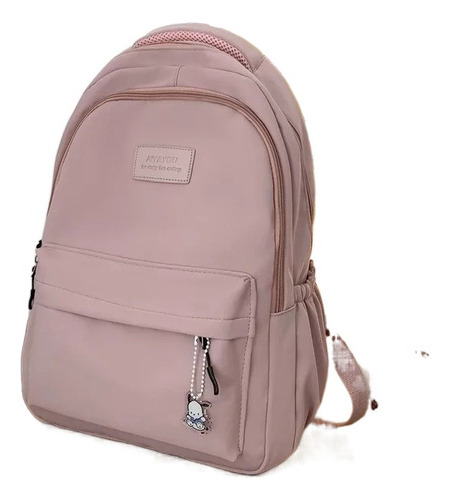 Korean Style Waterproof Nylon Casual School Backpack M