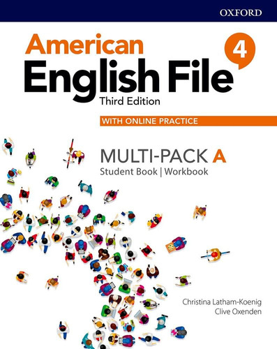 Book : American English File Level 4 Student Book/workbook.